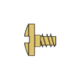 1.4 x 2.9 x 2.8 Stay-Tight Gold Hinge Screw (pack of 100)