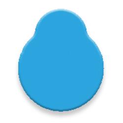 OptiSource Blue Round (No Hole) 28 x 24mm