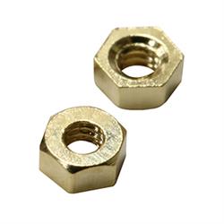 1.16 x 2.5 Gold Rimless Hex Nuts (pack of 100)