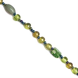 Marble Glass Beads #1330 - Assorted 6-Piece Prepack