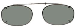 Solar 44mm Low Rectangle Gray Polarized with Bronze Frame