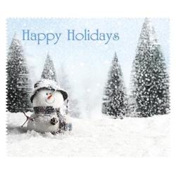 Happy Holidays Snowman (bag of 100 cloths)