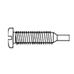 1.5 x 9.0 x 2.5 Stay-Tight Self-Tapping Silver Hinge Screw (pack of 50)