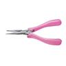 Pink Line Long Snipe Nose Pliers