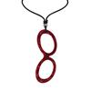 Necklace - Red - Round. List Price: $18.99 | Sale Price: $17.09