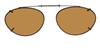 Solar 52mm Almond Brown Polarized with Bronze Frame