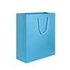 NON-IMPRINTED SKY BLUE Medium Paper Bag 8 W x 4 D x 10" H (100/box)