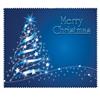 Merry Christmas (Blue) (bag of 100 cloths)