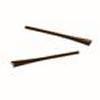 1.4mm Brown Silicone over Plastic Temple Tip (pack of 8 pairs)