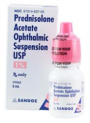 Prednisolone Acetate 1% Suspension 5 mL