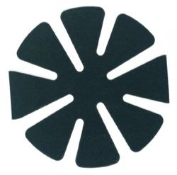 2-Step Fining Pads for Plastic   (3", 8-Petal 15 Micron, 1st Fine)