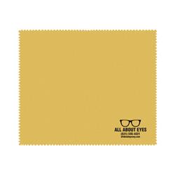 IMPRINTED Gold Basic Microfiber Cloths - Loose (100 per box / Minimum order - 5 boxes) 