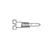 1.4 x 3.5 x 2.0 Stay-Tight Self-Aligning Silver Spring Hinge Screw (pack of 100)