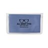IMPRINTED Sky Blue Basic Microfiber Cloth-In-Case (100 per box / Minimum order - 5 boxes) 
