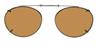 Solar 46mm Oval Brown Polarized with Bronze Frame